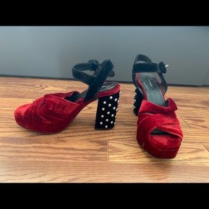 Zara Studded Platform Sandals